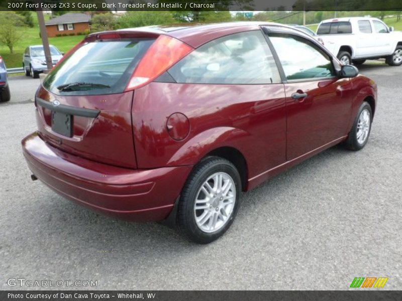 Dark Toreador Red Metallic / Charcoal 2007 Ford Focus ZX3 S Coupe
