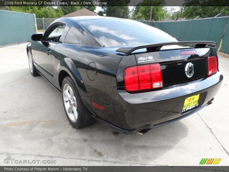 Black / Dark Charcoal 2008 Ford Mustang GT Deluxe Coupe