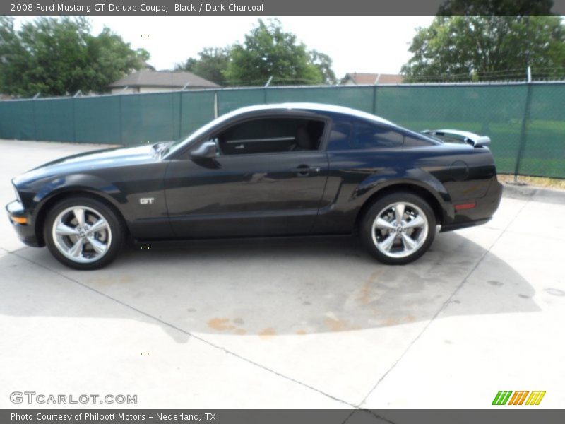 Black / Dark Charcoal 2008 Ford Mustang GT Deluxe Coupe