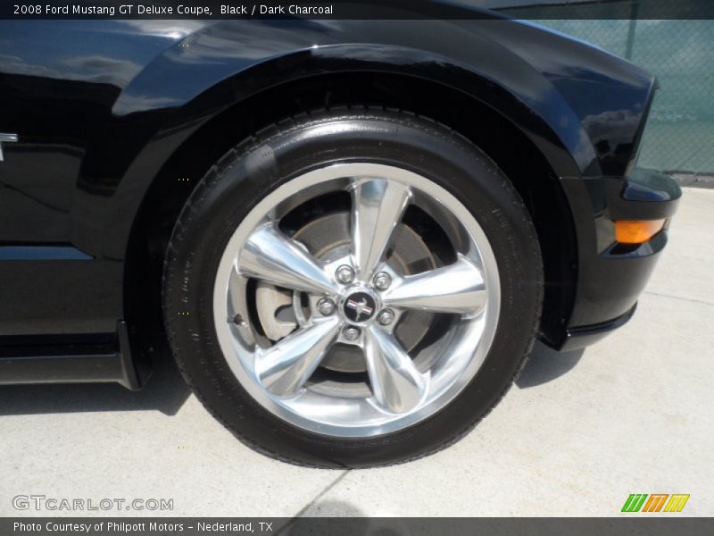 Black / Dark Charcoal 2008 Ford Mustang GT Deluxe Coupe
