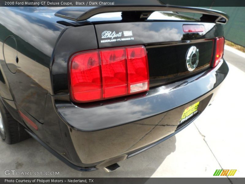 Black / Dark Charcoal 2008 Ford Mustang GT Deluxe Coupe