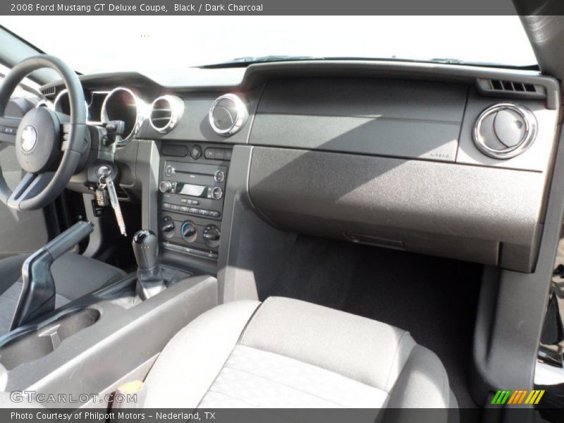 Black / Dark Charcoal 2008 Ford Mustang GT Deluxe Coupe
