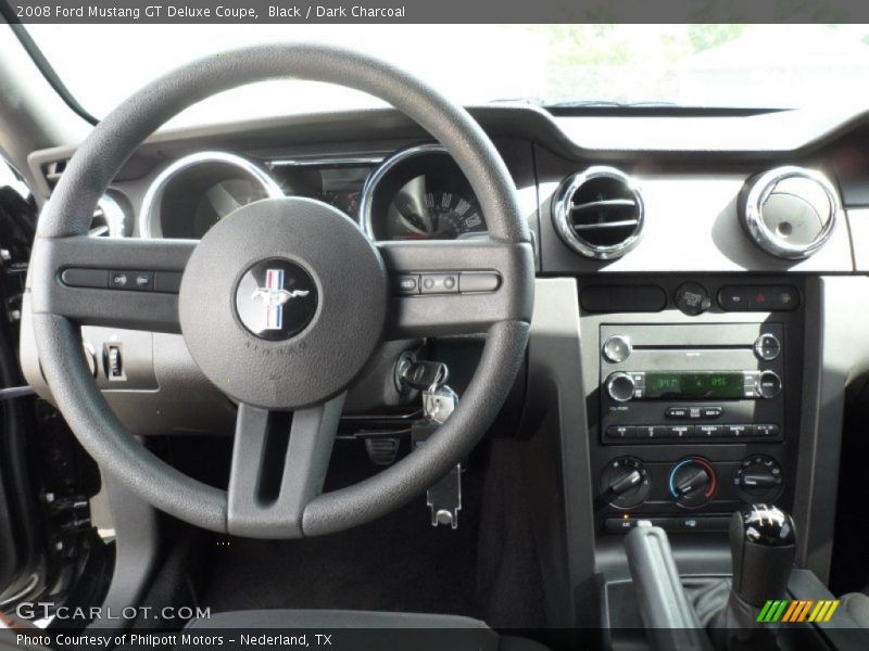 Black / Dark Charcoal 2008 Ford Mustang GT Deluxe Coupe