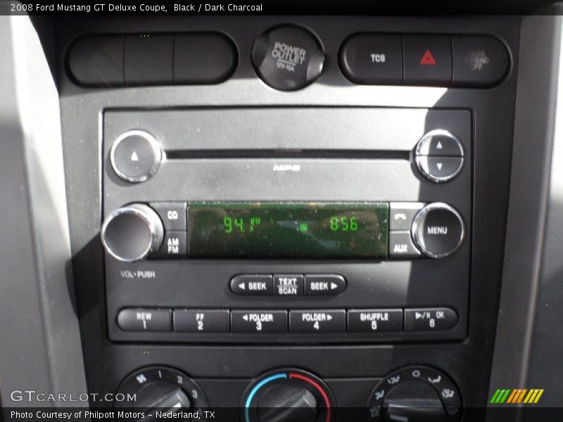 Black / Dark Charcoal 2008 Ford Mustang GT Deluxe Coupe