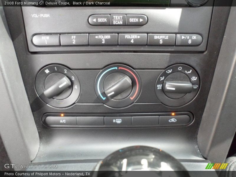 Black / Dark Charcoal 2008 Ford Mustang GT Deluxe Coupe