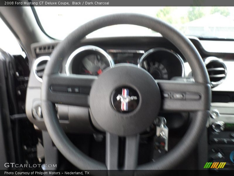 Black / Dark Charcoal 2008 Ford Mustang GT Deluxe Coupe