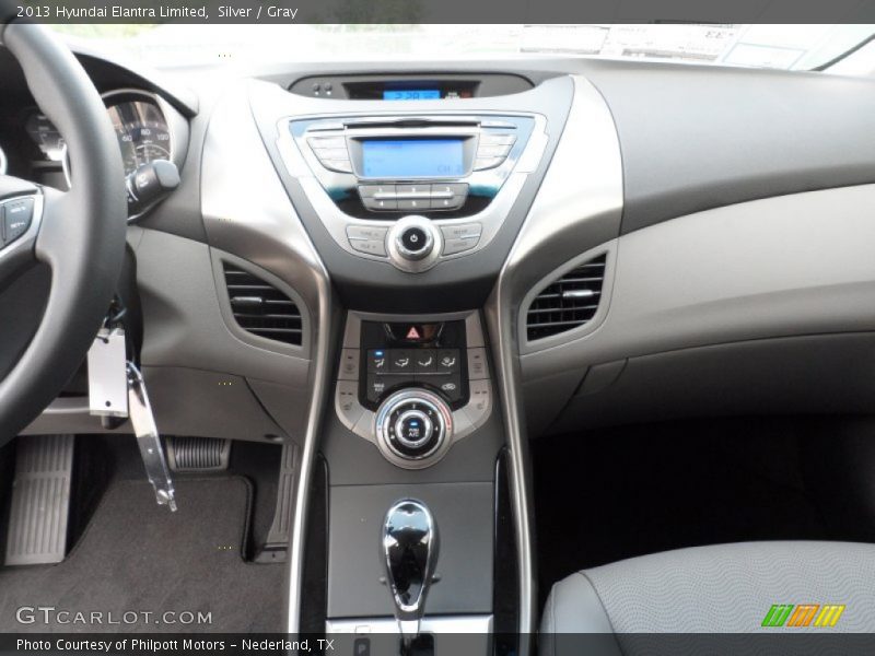 Silver / Gray 2013 Hyundai Elantra Limited