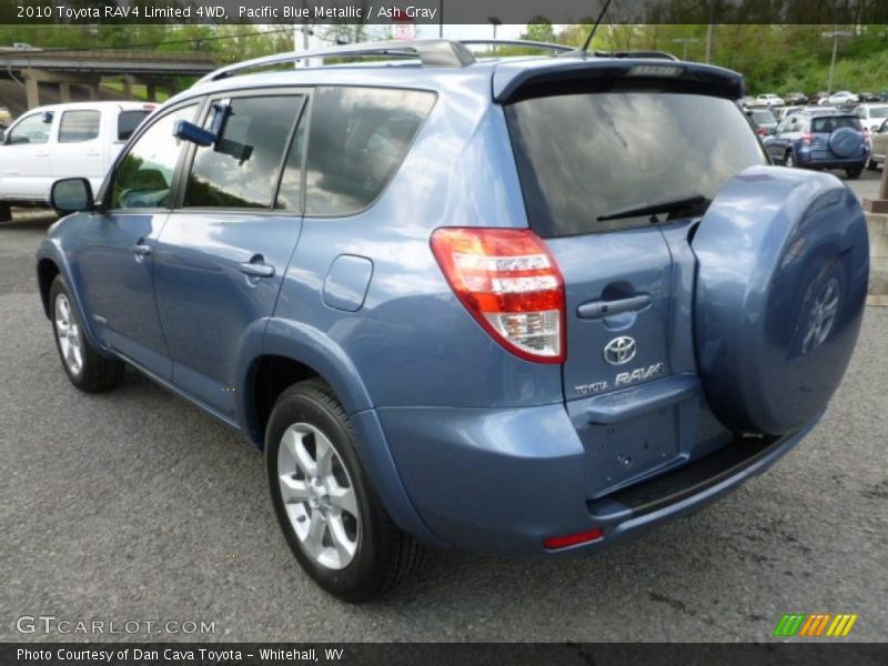 Pacific Blue Metallic / Ash Gray 2010 Toyota RAV4 Limited 4WD