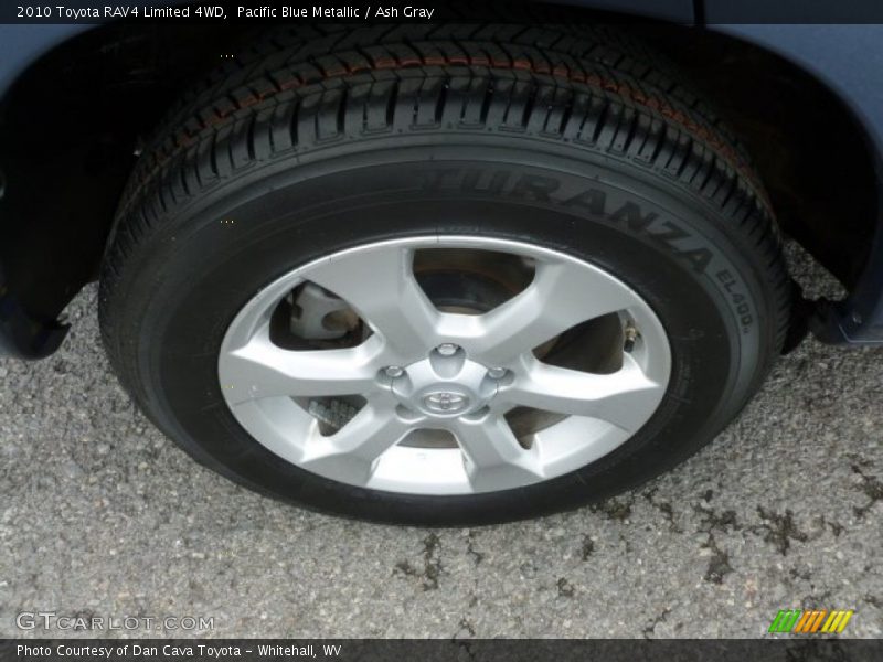 Pacific Blue Metallic / Ash Gray 2010 Toyota RAV4 Limited 4WD