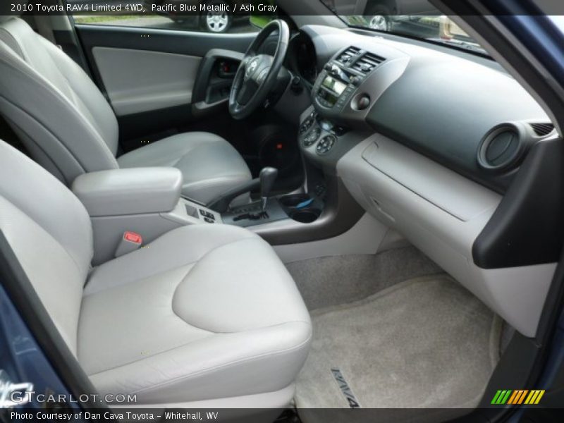 Pacific Blue Metallic / Ash Gray 2010 Toyota RAV4 Limited 4WD
