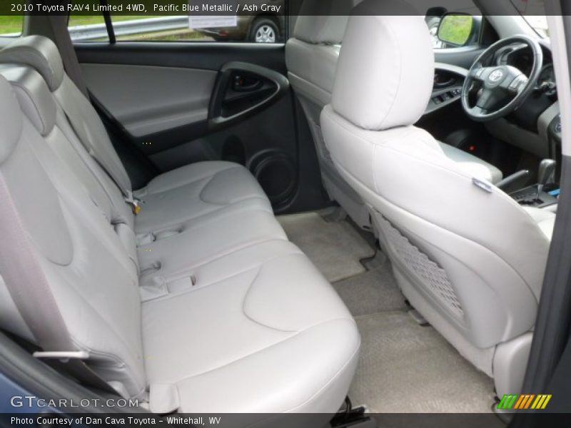Pacific Blue Metallic / Ash Gray 2010 Toyota RAV4 Limited 4WD