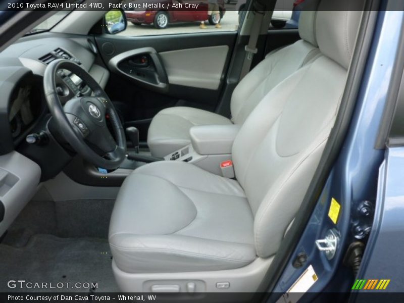 Pacific Blue Metallic / Ash Gray 2010 Toyota RAV4 Limited 4WD