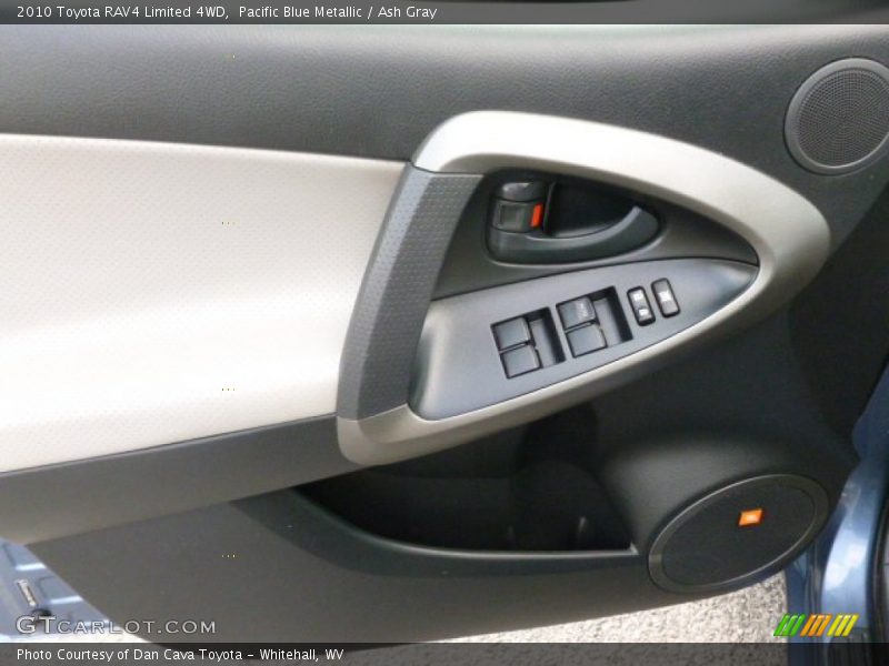 Pacific Blue Metallic / Ash Gray 2010 Toyota RAV4 Limited 4WD