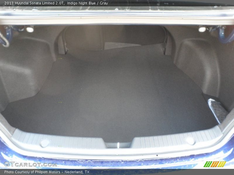 Indigo Night Blue / Gray 2013 Hyundai Sonata Limited 2.0T