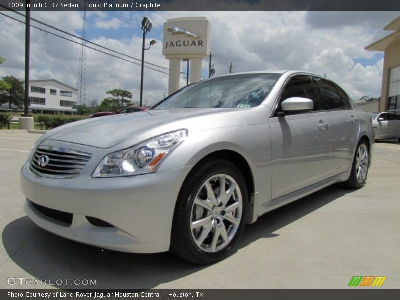 Liquid Platinum / Graphite 2009 Infiniti G 37 Sedan