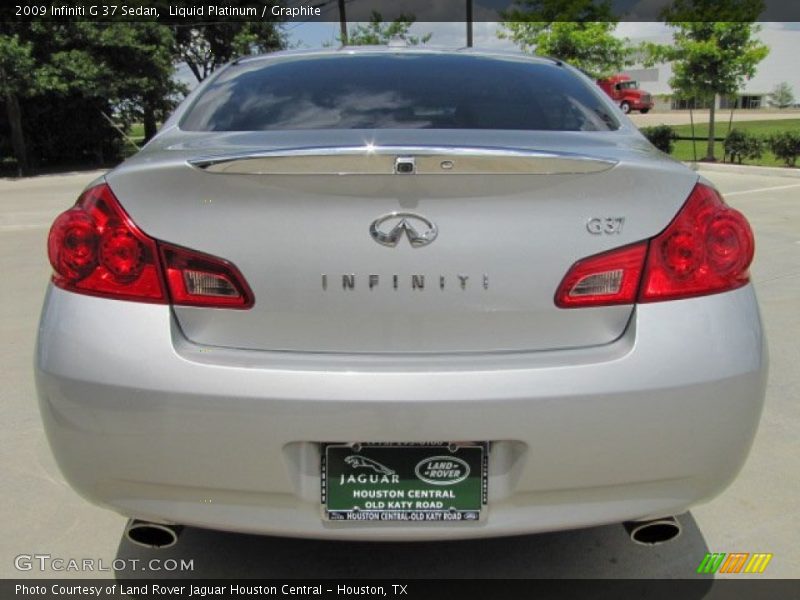 Liquid Platinum / Graphite 2009 Infiniti G 37 Sedan
