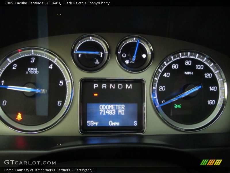  2009 Escalade EXT AWD EXT AWD Gauges