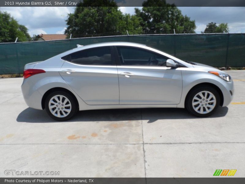 Silver / Gray 2013 Hyundai Elantra GLS