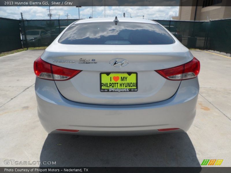 Silver / Gray 2013 Hyundai Elantra GLS