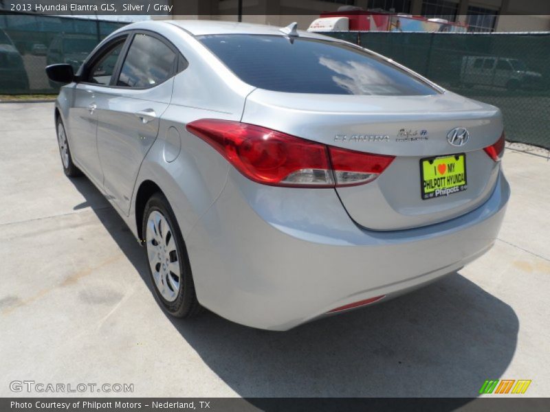 Silver / Gray 2013 Hyundai Elantra GLS