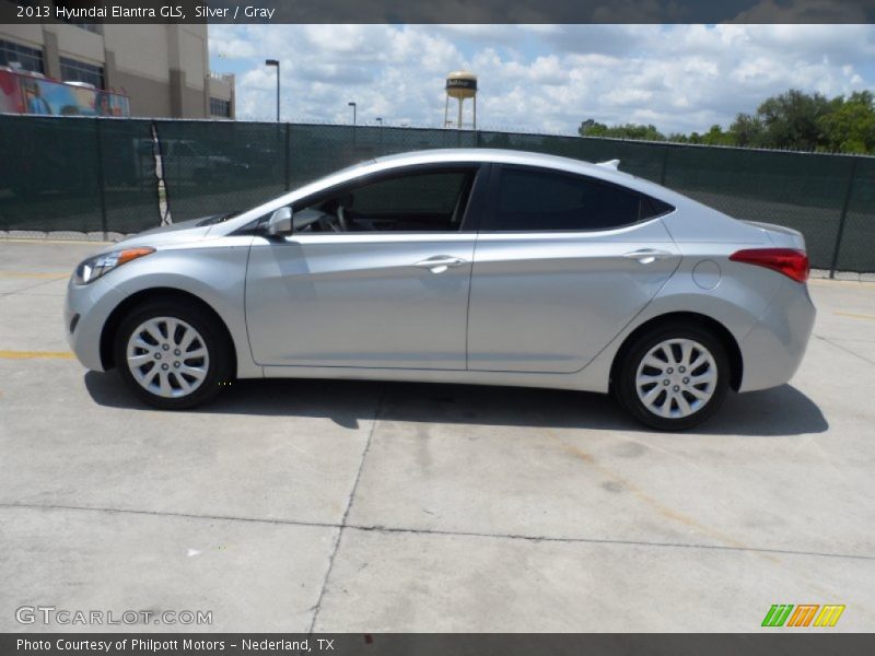 Silver / Gray 2013 Hyundai Elantra GLS