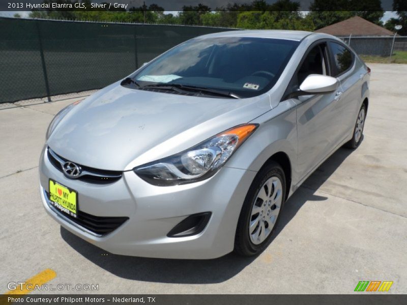 Silver / Gray 2013 Hyundai Elantra GLS