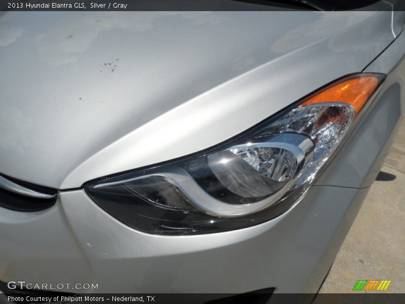 Silver / Gray 2013 Hyundai Elantra GLS