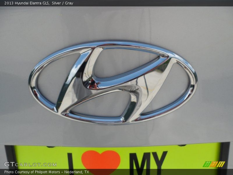 Silver / Gray 2013 Hyundai Elantra GLS