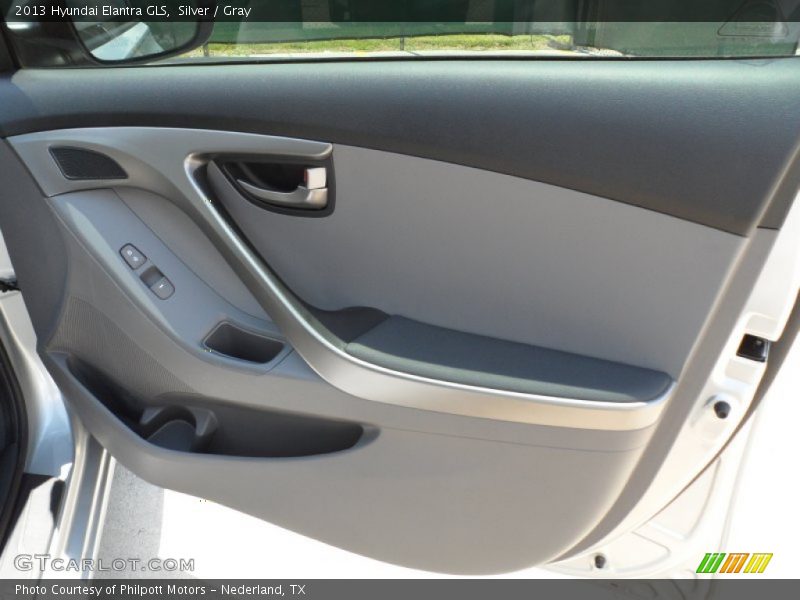 Silver / Gray 2013 Hyundai Elantra GLS