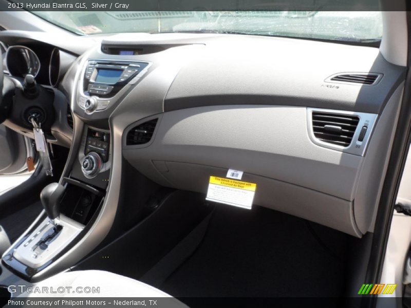 Silver / Gray 2013 Hyundai Elantra GLS
