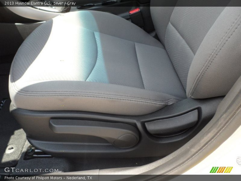 Silver / Gray 2013 Hyundai Elantra GLS