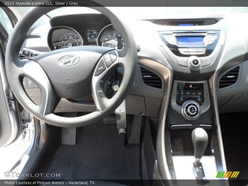 Silver / Gray 2013 Hyundai Elantra GLS