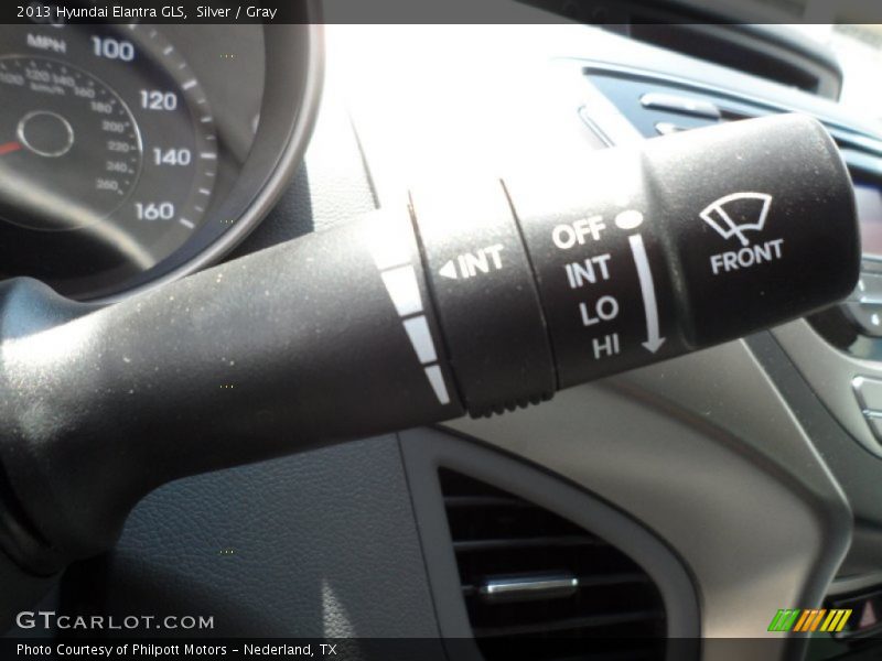 Silver / Gray 2013 Hyundai Elantra GLS