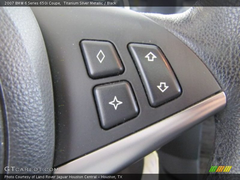 Titanium Silver Metallic / Black 2007 BMW 6 Series 650i Coupe
