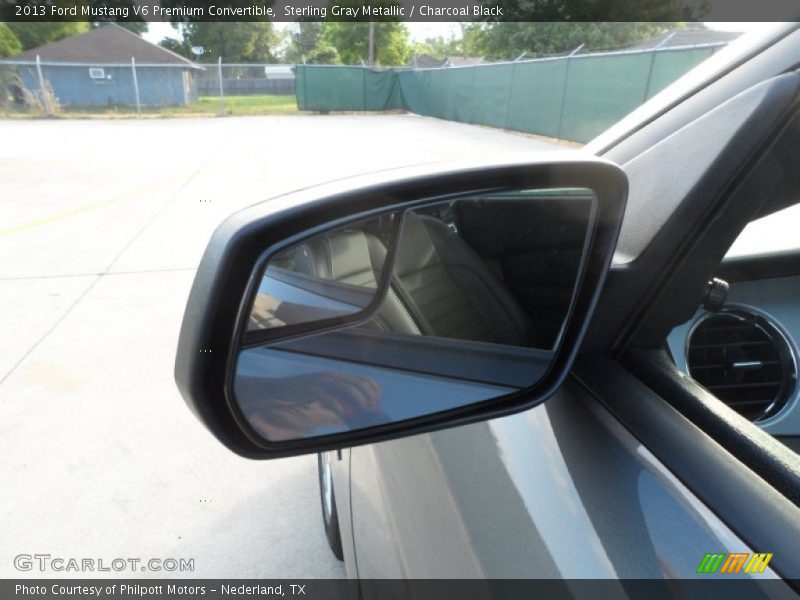 Sterling Gray Metallic / Charcoal Black 2013 Ford Mustang V6 Premium Convertible
