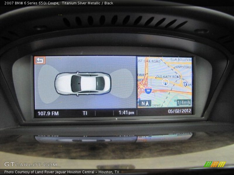 Titanium Silver Metallic / Black 2007 BMW 6 Series 650i Coupe