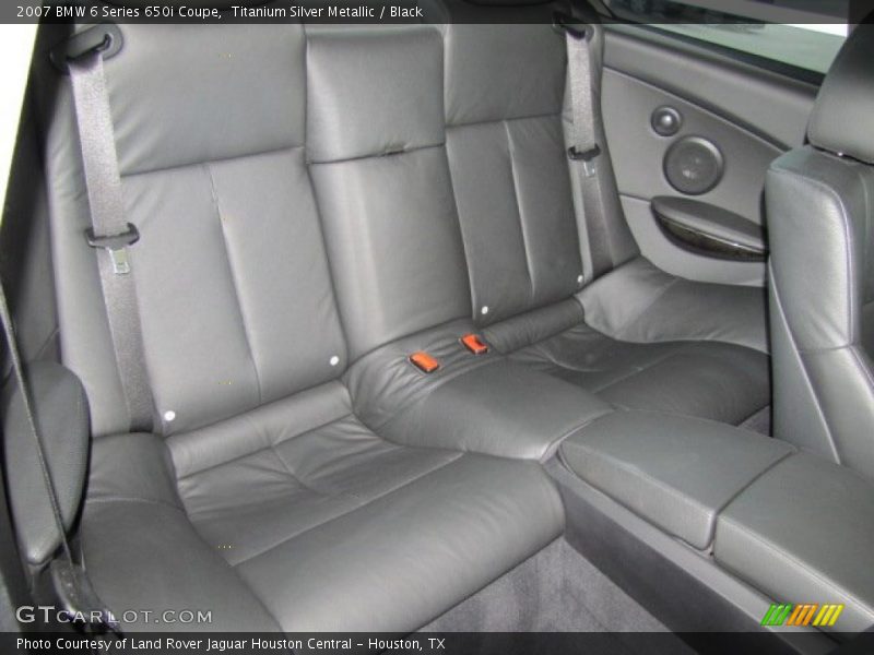 Titanium Silver Metallic / Black 2007 BMW 6 Series 650i Coupe