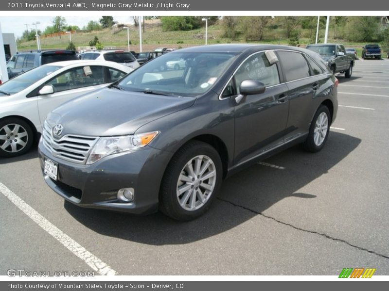 Magnetic Gray Metallic / Light Gray 2011 Toyota Venza I4 AWD