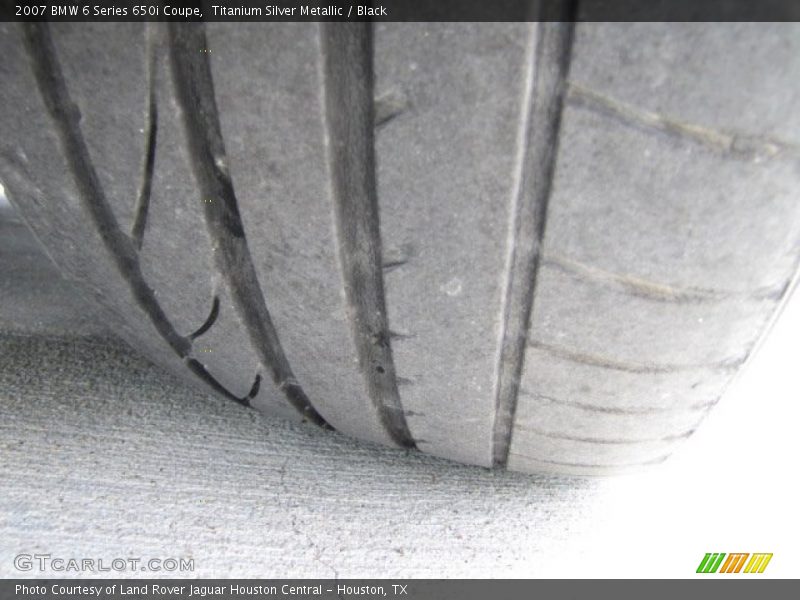 Titanium Silver Metallic / Black 2007 BMW 6 Series 650i Coupe