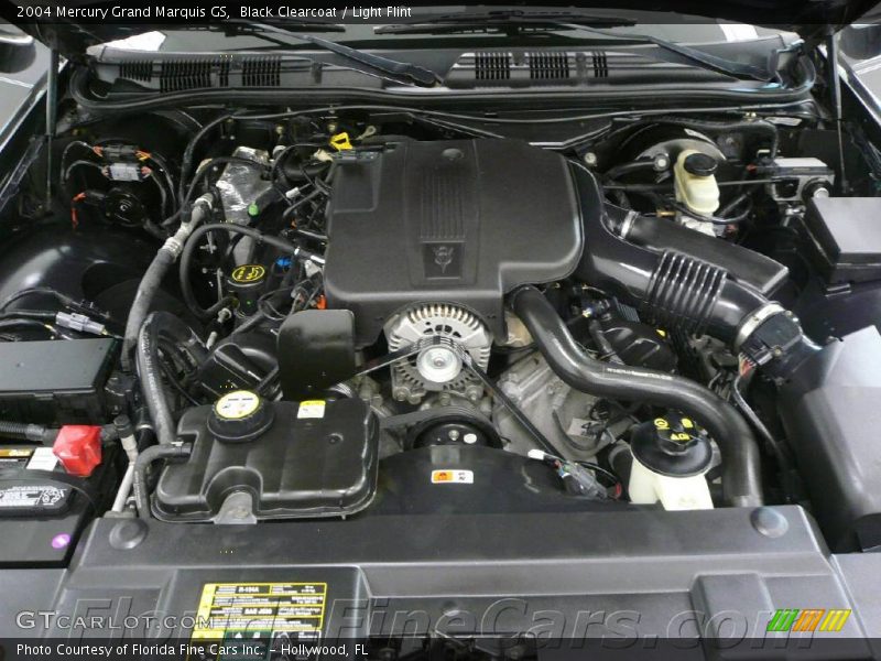 Black Clearcoat / Light Flint 2004 Mercury Grand Marquis GS