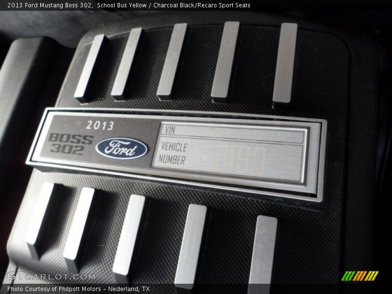  2013 Mustang Boss 302 Engine - 5.0 Liter 302 Hi-Po DOHC 32-Valve Ti-VCT V8