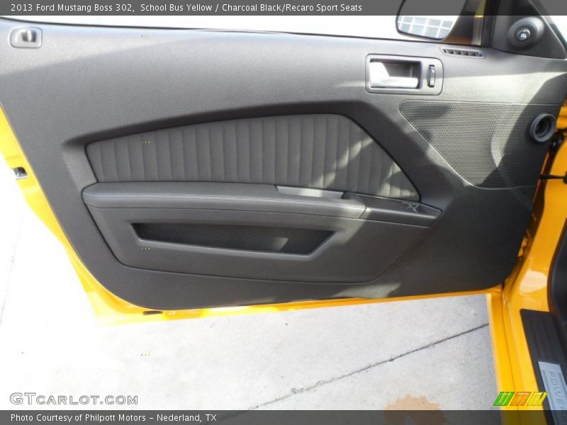 Door Panel of 2013 Mustang Boss 302