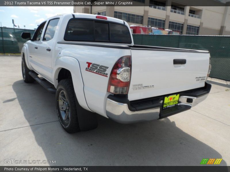 Super White / Graphite 2012 Toyota Tacoma V6 TSS Prerunner Double Cab