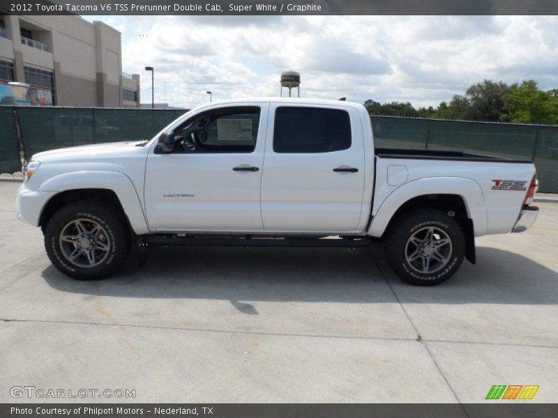 Super White / Graphite 2012 Toyota Tacoma V6 TSS Prerunner Double Cab