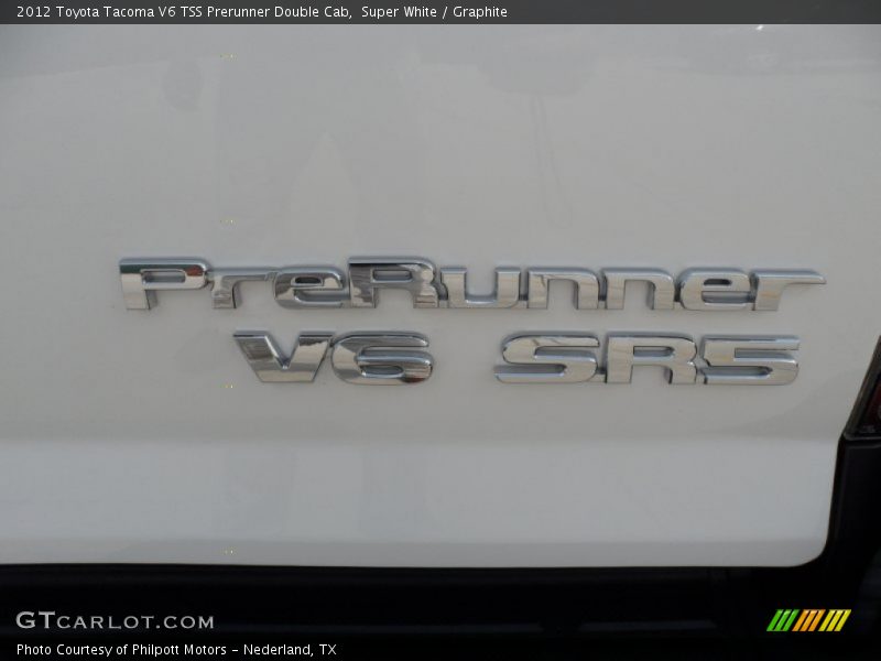 Super White / Graphite 2012 Toyota Tacoma V6 TSS Prerunner Double Cab