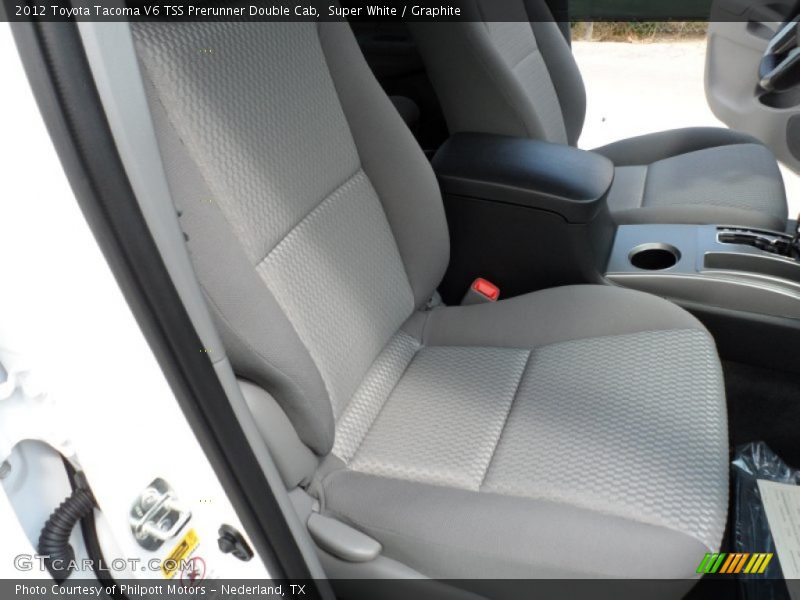 Super White / Graphite 2012 Toyota Tacoma V6 TSS Prerunner Double Cab