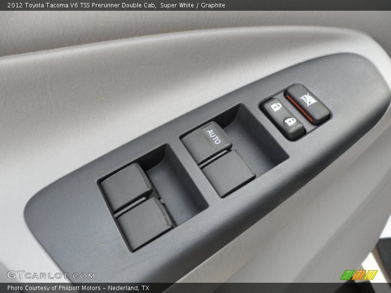 Super White / Graphite 2012 Toyota Tacoma V6 TSS Prerunner Double Cab