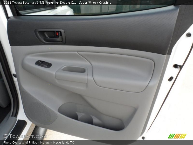 Super White / Graphite 2012 Toyota Tacoma V6 TSS Prerunner Double Cab