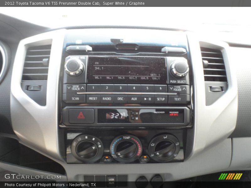 Super White / Graphite 2012 Toyota Tacoma V6 TSS Prerunner Double Cab