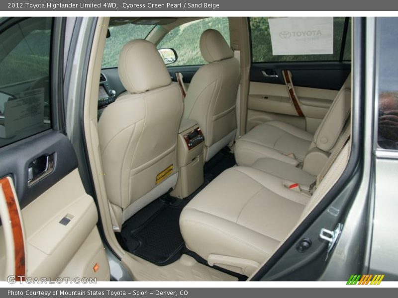 Cypress Green Pearl / Sand Beige 2012 Toyota Highlander Limited 4WD